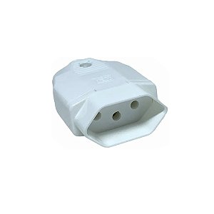 PLUG FEMEA 180° 2P+T 10A/250V BR WEG