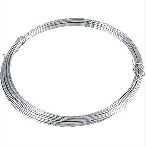 ARAME LISO GALVAN.Nº20 C/1KG FITA CINZA