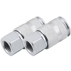 KIT 2 ENGATE RAPIDO FEMEA 1/4"X1/4" ESFERA VONDER