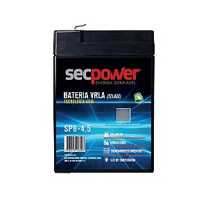 BATERIA ESTACION.VRLA 6V 4,5AH UP645SEG SECPOWER