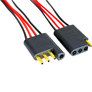 CHICOTE AUXILIAR QUATRO VIAS / FIO 1MM