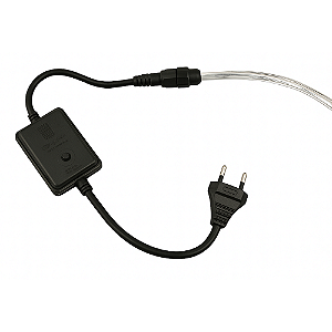 RABICHO MANGUEIRA ACHATADA LED PRETO BIVOLT