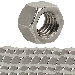 KIT 500 PORCA SEXT.ZINC.5/16" X P-28 UNC 5%