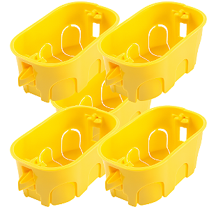 KIT 5 CAIXA DE PASSAGEM ELETRICA 4X2 DRYWALL