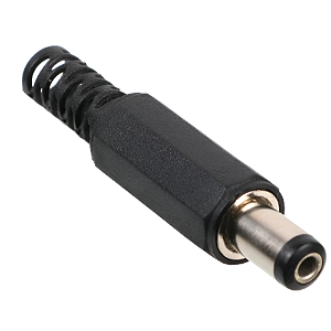 PLUG P4 2,1 MM PRETO