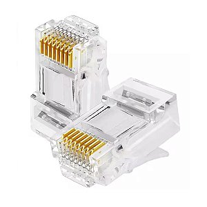 CONECTOR MACHO RJ45 CAT.5E SHIELDED