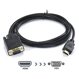 ADAPTADOR HDMI MACHO X VGA MACHO