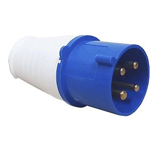 PLUG INDUSTRIAL 3P T 32A 220V 6H AZUL STARK