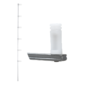 HASTE FERRO C/ 6 ISOLADOR