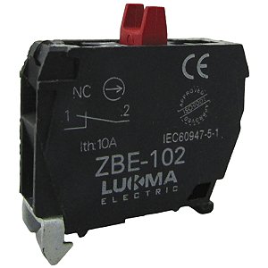 BLOCO CONTATO BOTOEIRA 1NF (NR12) LUKMA