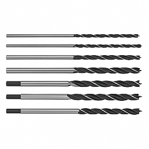 JOGO DE BROCAS 3 PONTAS MADEIRA 6,8,10,12,13,14 X300MM MTX
