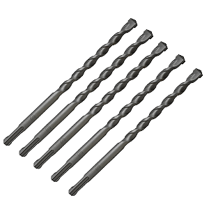 KIT 5 BROCA SDS VIDEA CONCRETO ENCAIXE 10X160MM TITANIUM