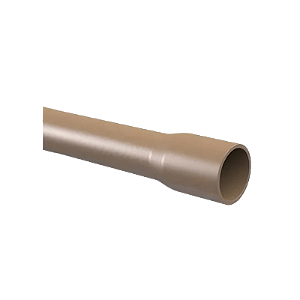 TUBO PVC SOLD 32MMX1MT MARROM AMANCO