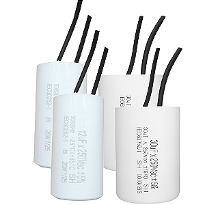 CAPACITOR MOTOR PORTAO 12X250V E 30X250V  110/220V (4PCS)