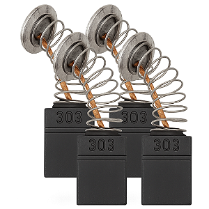 02 PARES ESCOVAS CARVAO CB 303 SERRA MARMORE MAKITA 4100NH