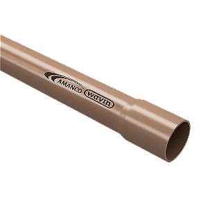 TUBO PVC SOLD 20MMX1MT MARROM AMANCO
