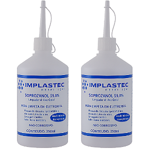 KIT 2 ALCOOL ISOPROPILICO 250ML