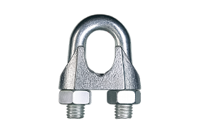 GRAMPO CLIPS PARA CABO DE AÇO 1/4