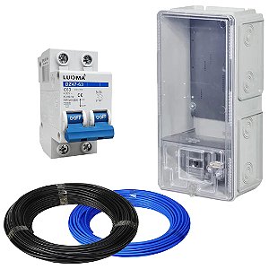 KIT CAIXA DE LUZ PARA 1 MEDIDOR BIFÁSICO PADRÃO ELEKTRO