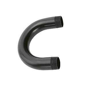 CURVA 1.1/2 180 PVC ROSCA PRETA