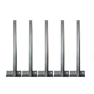 KIT 05 SUPORTE HASTE CONCERTINA 45CM BASE