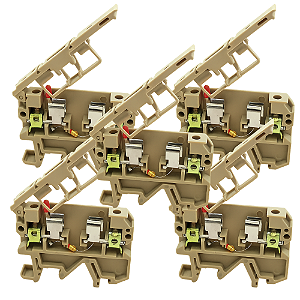 KIT 5 BORNE SAK PORTA FUSIVEL COM LED