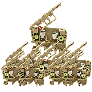 KIT 10 BORNE SAK PORTA FUSIVEL COM LED