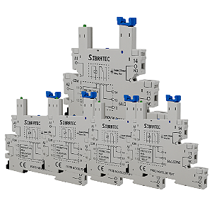 KIT 5 BASE RELE ACOPLADOR FINO 38.51-24V SIBRATEC