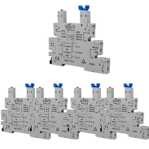 KIT 5 BASE RELE ACOPLADOR  FINO 38,51- 220V SIBRATEC