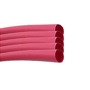 KIT 5MTS TERMO RETRATIL 2,5MM VERMELHO - SIBRATEC