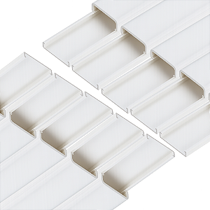 KIT 10 CANALETA TRAMONTINA 20X10X2MTS  BRANCA