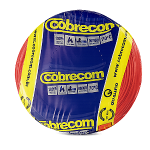ROLO CABO FLEXIVEL 1,5MM VM 750V  100 METROS COBRECOM