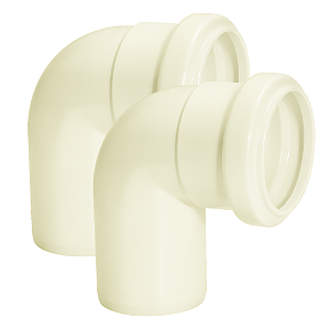 KIT 02 JOELHO 90 ESGOTO 50MM AMANCO 11657