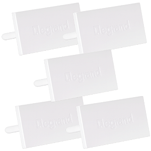 KIT 5 PROTETOR TOMADA BRANCO MARGIRUS