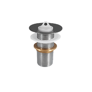 VALVULA LAVATORIO CROMADA METAl 1.1/4