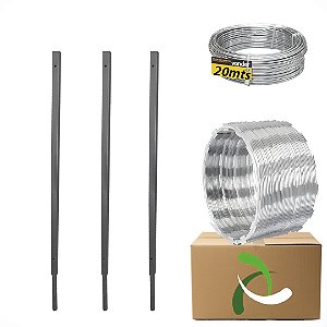 KIT 10MT CONCERTINA 30CM CHUMBAR COMPLETO