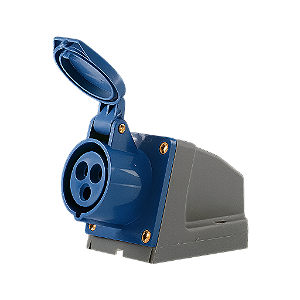 TOMADA INDUST SOB 2P+T 16A-6H 220V AZ