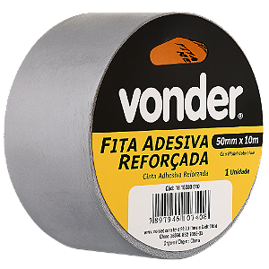 FITA ADESIVA 50MMX10M PRATA VONDER