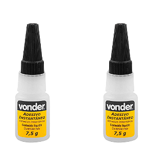 KIT 2 ADESIVO INSTANTANEO 7,5G  VONDER