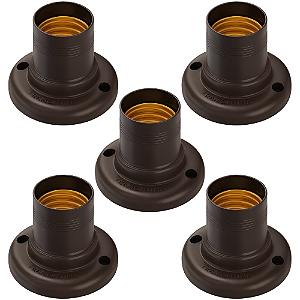 KIT 5 SOQUETE FIXO PRETO