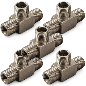 KIT 5 EMENDA F TIPO T PARA COAXIAL