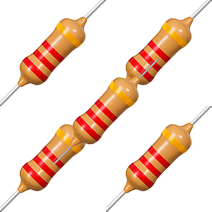 KIT 5 RESISTOR CARVAO CR25 2K2