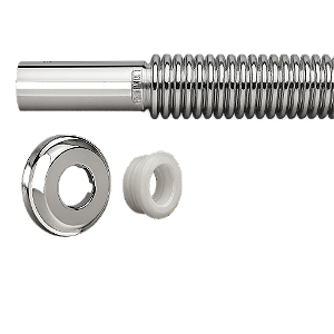 TUBO DE LIGACAO AJUST CROM P/ VASO SANITARIO 260MM BLUKIT
