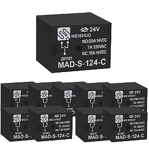 KIT 10 RELE 24VDC 5PINOS MAD