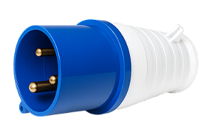 PLUG INDUSTRIAL  2P+T 32A-6H 220V AZUL STARK