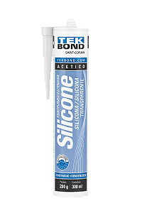 SILICONE ACETICO 280G TRANSP TEK BOND
