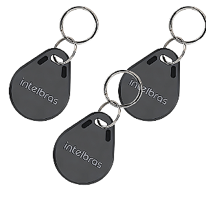 KIT 3 CHAVEIRO TAG ACION. APROX. RFID 13,56MHZ  INTELBRAS