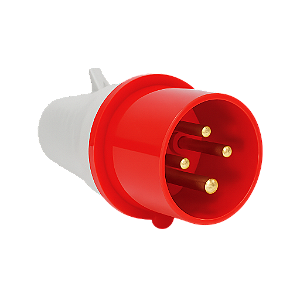PLUG INDUSTRIAL 3P T 16A 220V 6H VERMELHO STARK