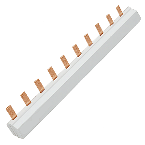 BARRAMENTO PENTE DIN BIPOLAR 80A 1MT LUKMA
