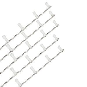 KIT 5 HASTE ALUMINIO ESTRELA 0,75 4 ISOLADORES